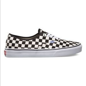 Vans Authentic Golden Coast Checkerboard Sneakers